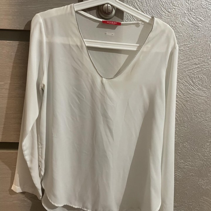 Рубашка белая guess
