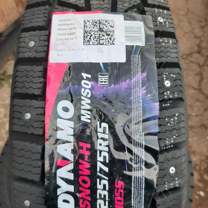 235/75 R15 Dynamo Snow-H MWS01 Новые!