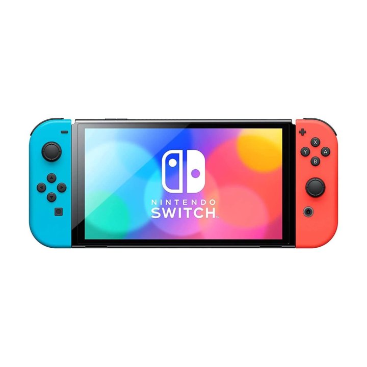 Nintendo Switch OLED, Neon Blue and Neon Red