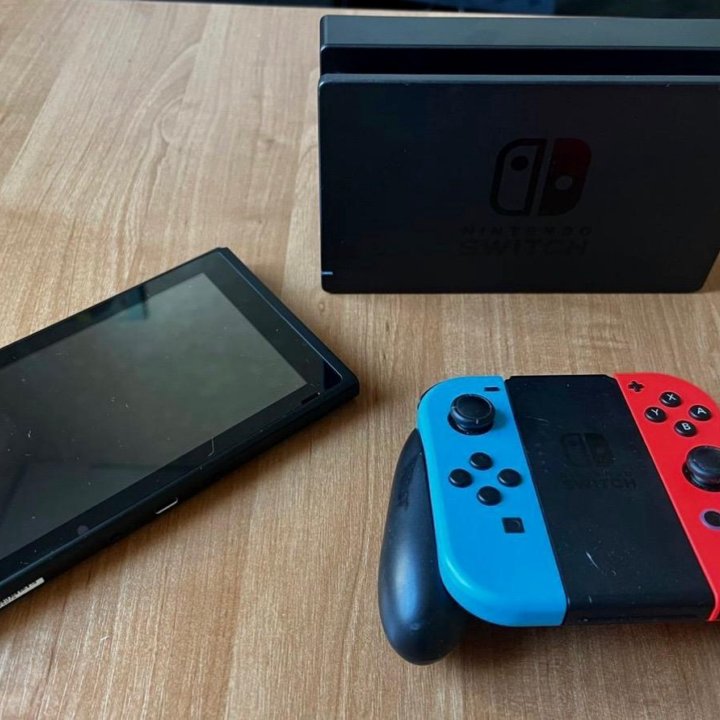 Nintendo Switch V.2 + ИГРЫ + ЧЕХОЛ