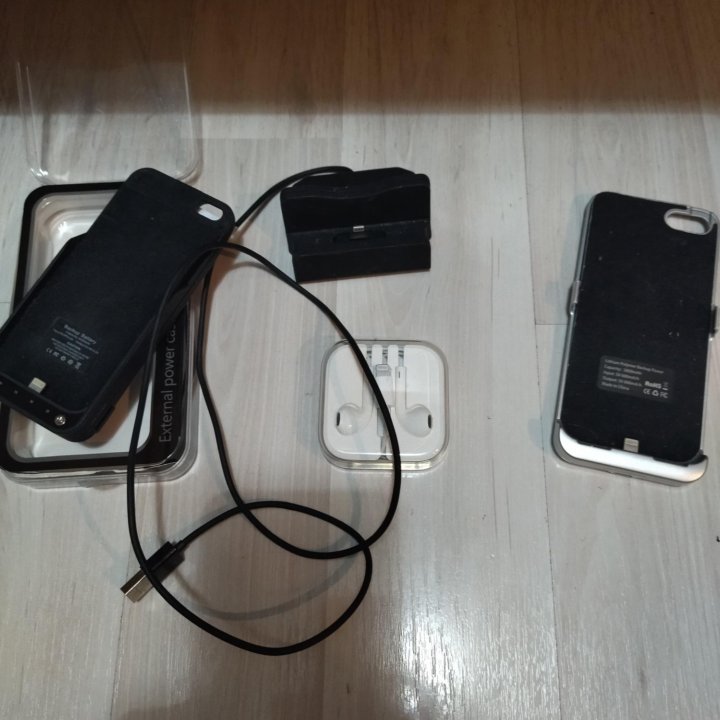 Power bank 2 шт(iPhone 5s, 8), подставка зарядка