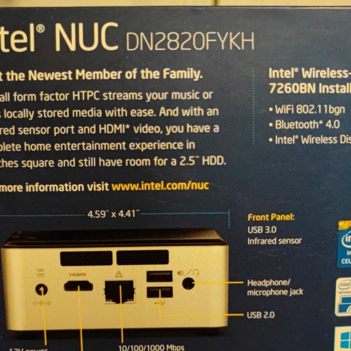 Компьютер системный блок Intel NUC