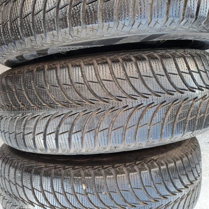 Шины зима липучка Goodyear 215-65R16 4-2шт подбор