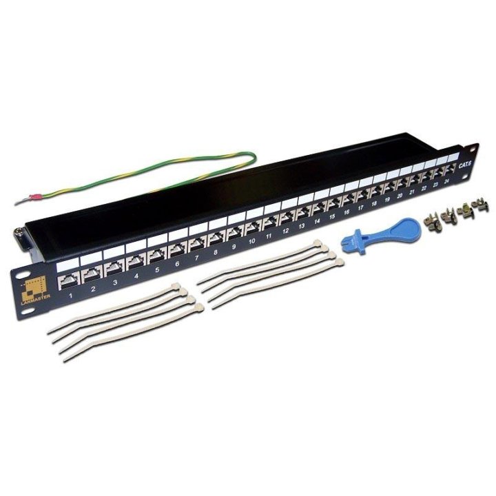 LAN-PPL24S6A, Патч-панель LANMASTER 24-ports STP R