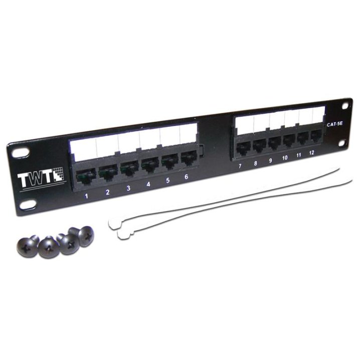 TWT-PP12UTP-10, Патч-панель LANMASTER 12-ports UTP