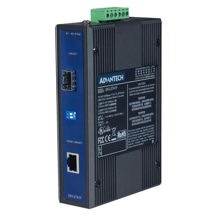 EKI-2741FI-BE, Медиаконвертер Advantech 1000Base-T