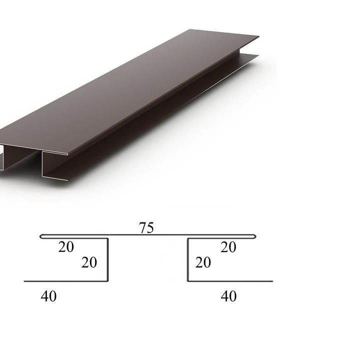 Планка стыковочная сложная (под Сайдинг)