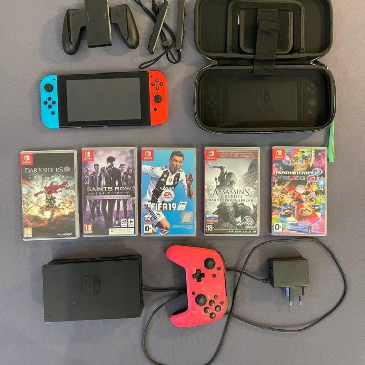 Nintendo Switch + 22 игры