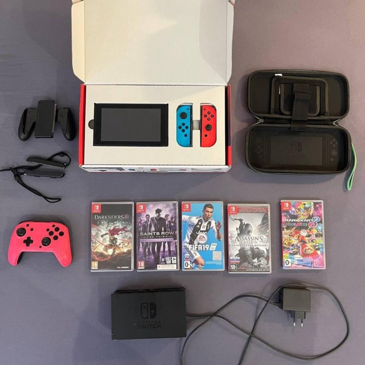 Nintendo Switch + 22 игры