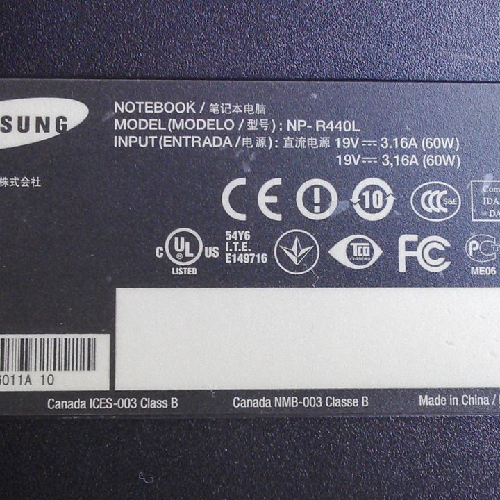 В РАЗБОРЕ! Samsung R-440