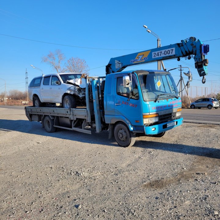 Эвакуатор, бортовой с манипулятором