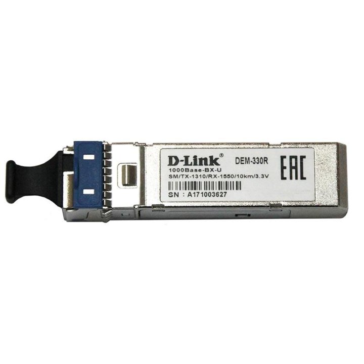 330R/10KM/A1A, Трансивер D-Link SFP 1000Base-BX-U