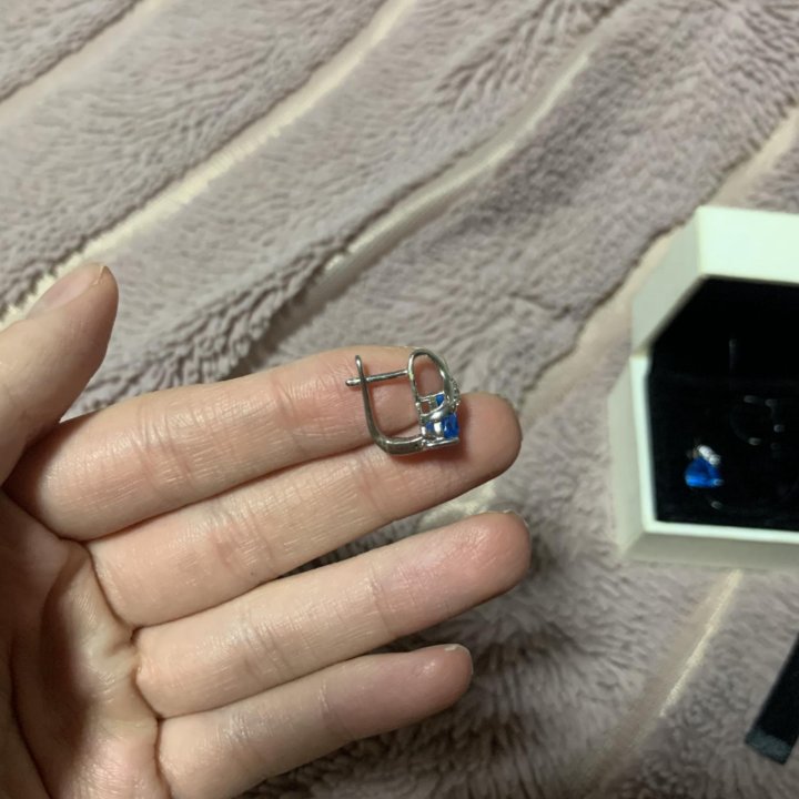 Серьги серебрянные