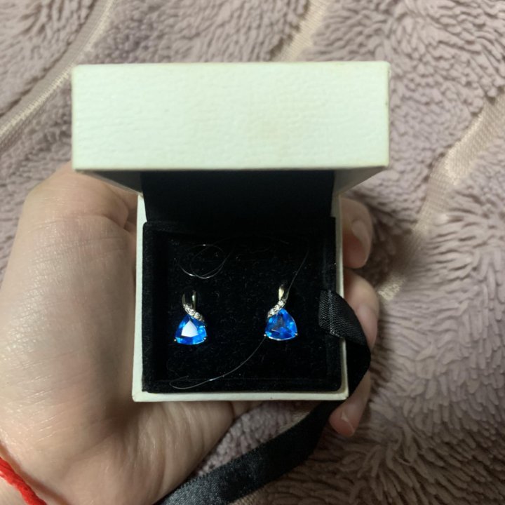 Серьги серебрянные