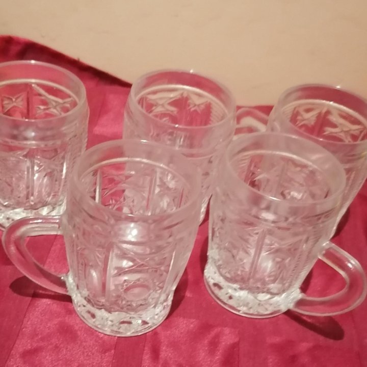Хрустальные кружки