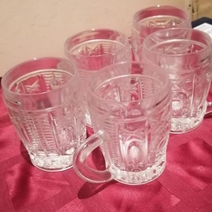 Хрустальные кружки