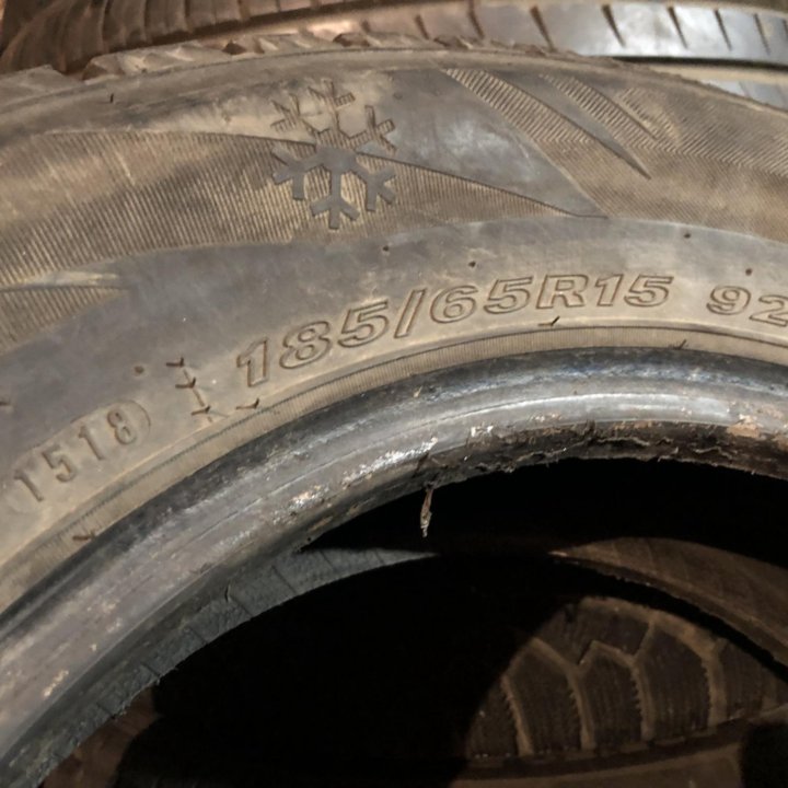 185/65 R15 шина зимняя Роадстоун 1шт Корея