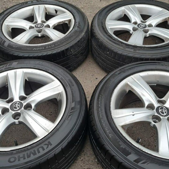 Диски литые бу Toyota Lexus Replay R18 5x114.3 4шт