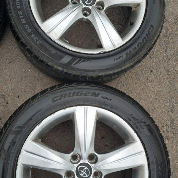 Диски литые бу Toyota Lexus Replay R18 5x114.3 4шт