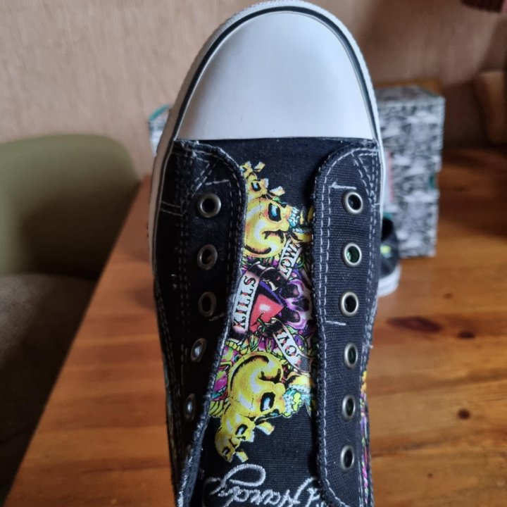 Кеды (слипоны) Ed Hardy, новые