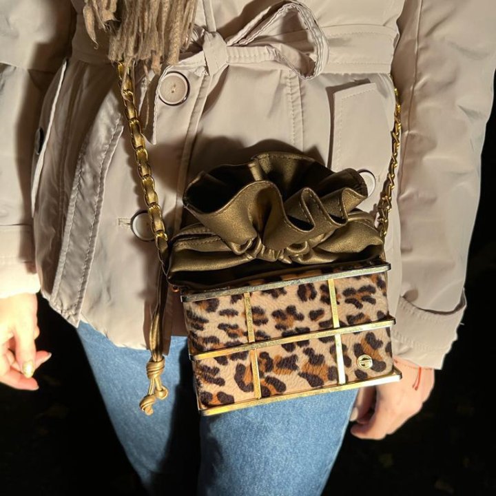 Леопардовая сумка