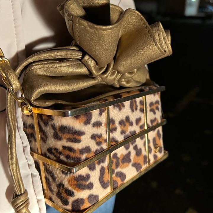 Леопардовая сумка