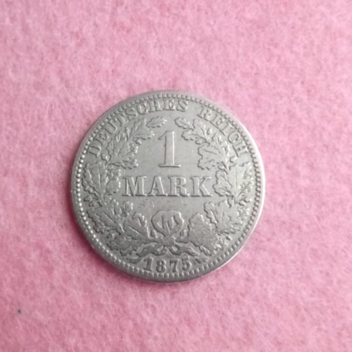 1 марка 1875 г +1/2 марки 1906 г