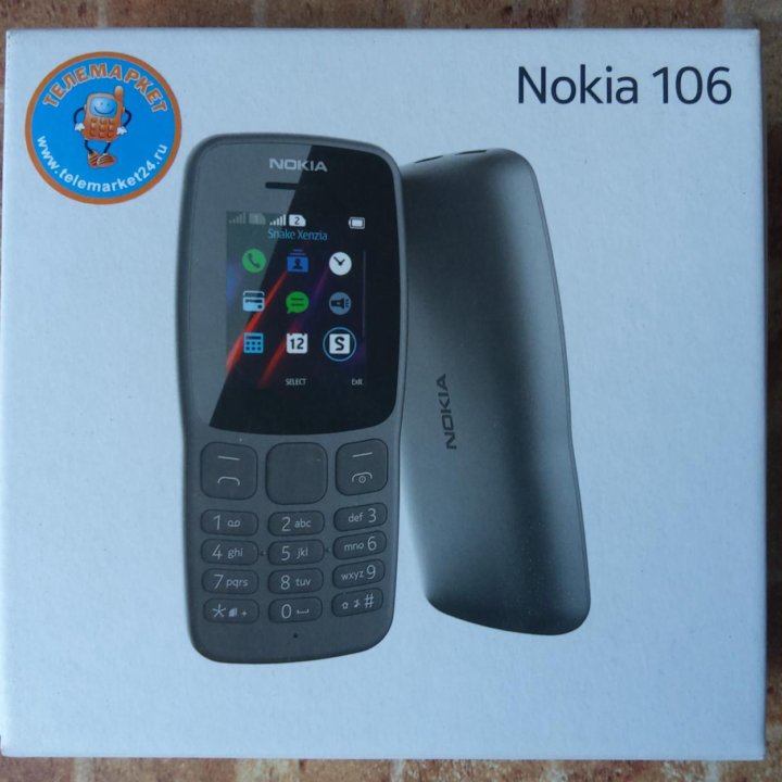 Телефон Nokia 106 Dual SIM + чехол