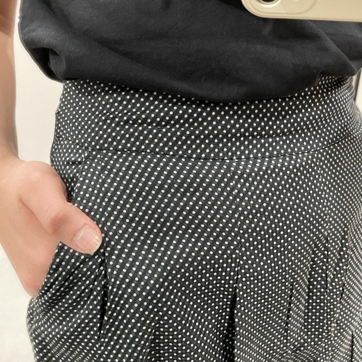 Юбка в горох