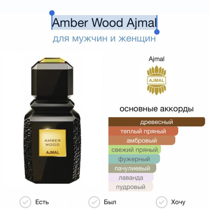 Amber Wood Ajmal•парфюм•духи