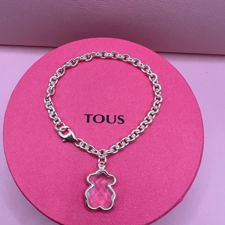 Браслет Tous с хрусталем