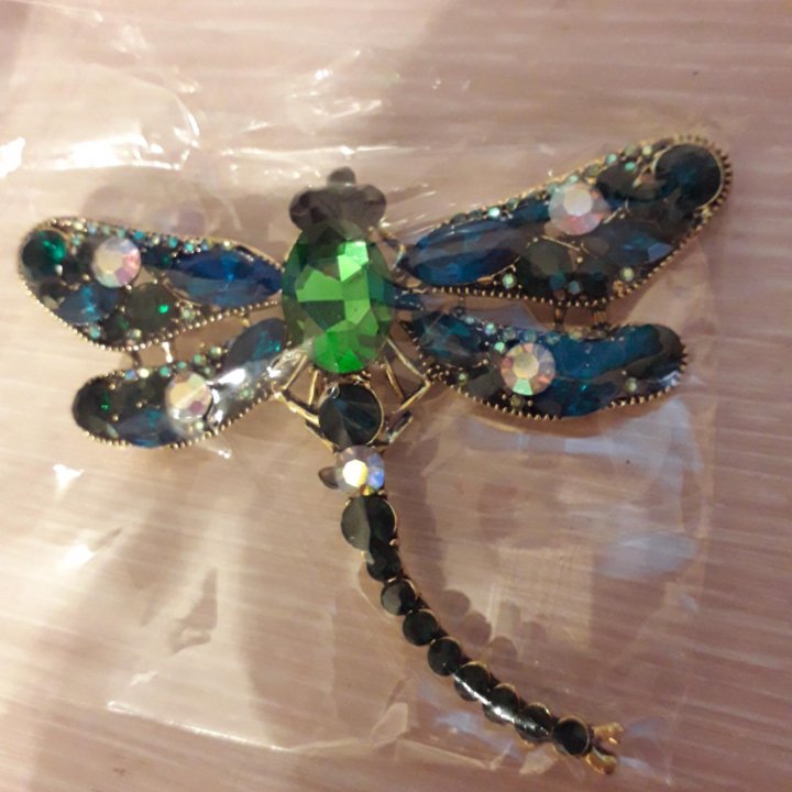 Брошь стрекоза