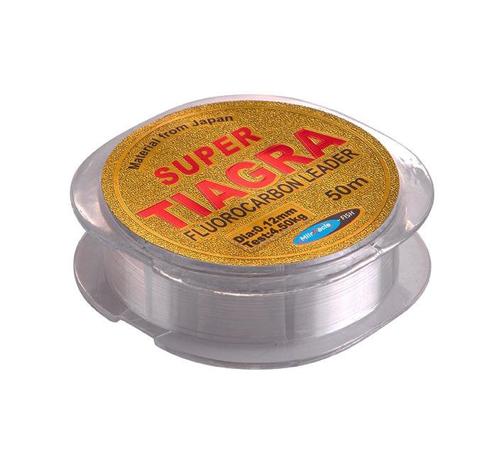 Леска для рыбалки super tiagra 0,12 мм, 50 м