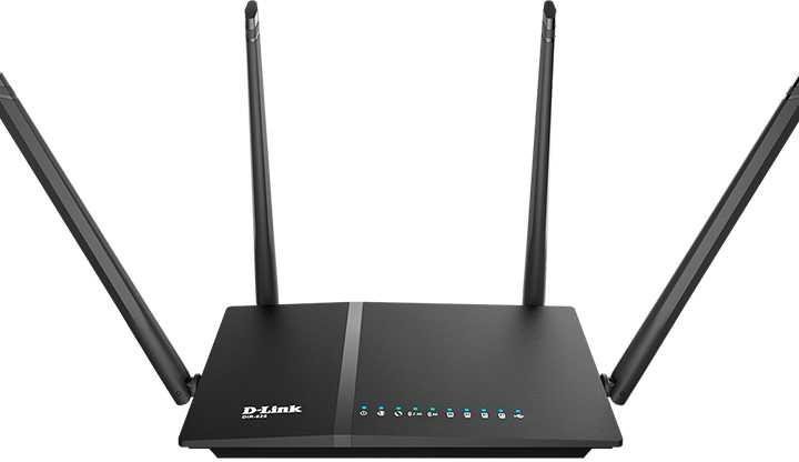 Роутер Wi-Fi D-Link DIR-825 Черный