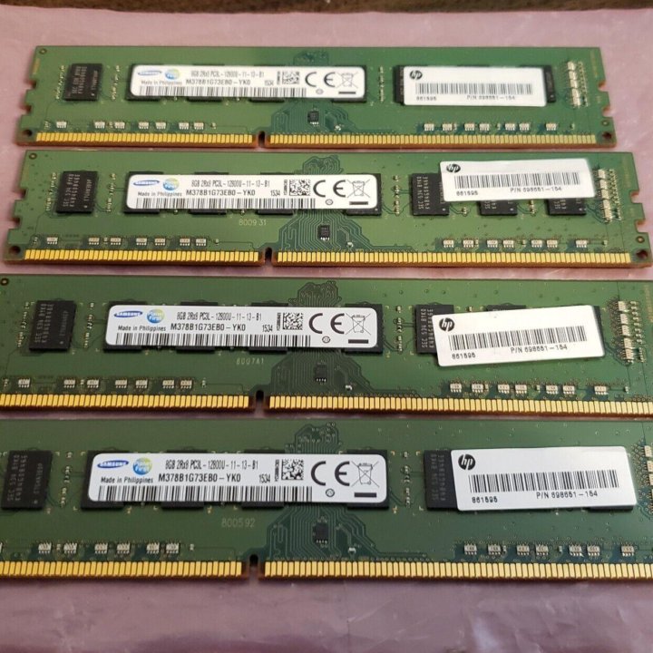 Samsung 32GB 4x8GB DDR3 PC3L-12800U PC3-12800U