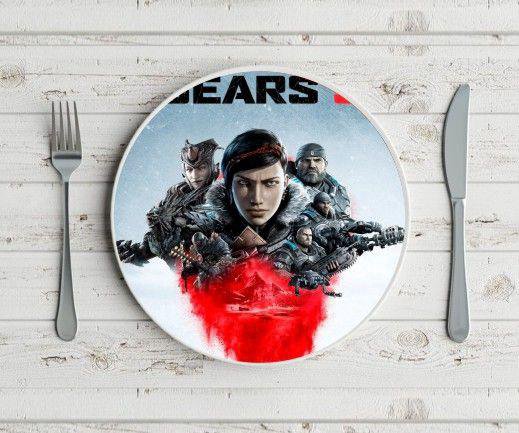 Тарелка Gears 5, Геарс 5 №12