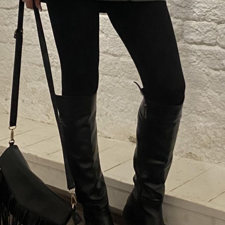 Ботфорты кожаные Vitacci