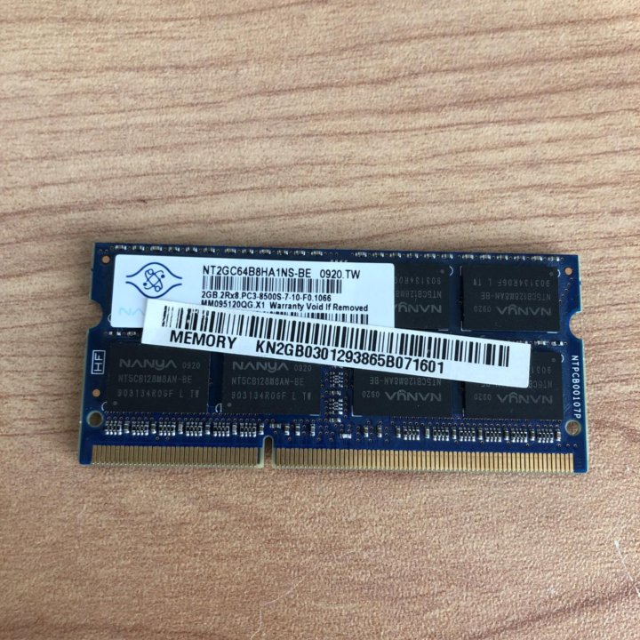 Оперативная память DDR 3 4Gb (2Gb x2) для ноутбука