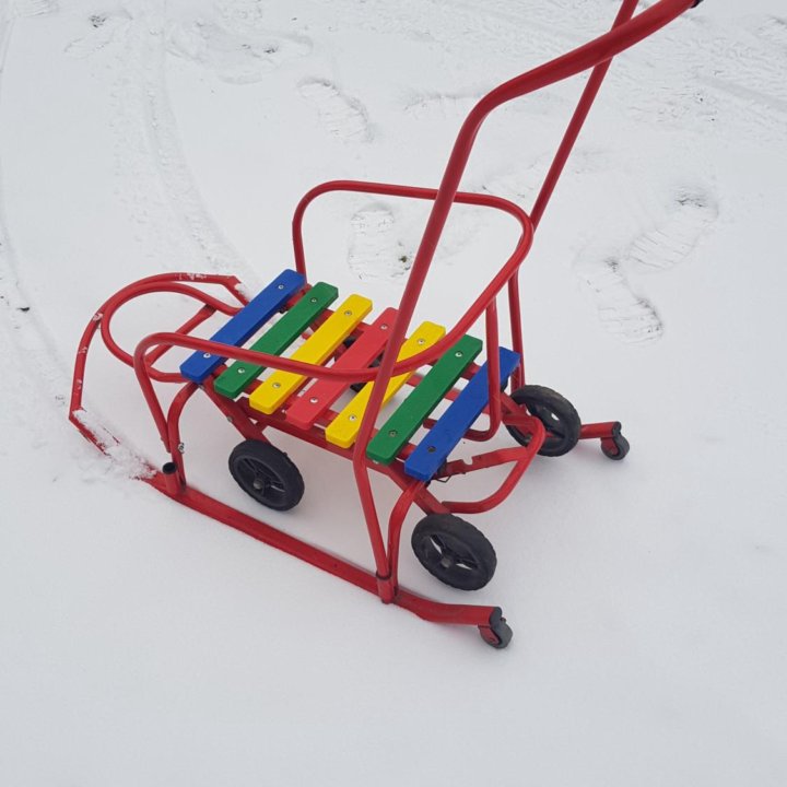 Санки с колесами