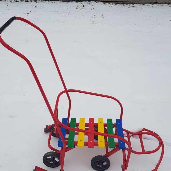 Санки с колесами
