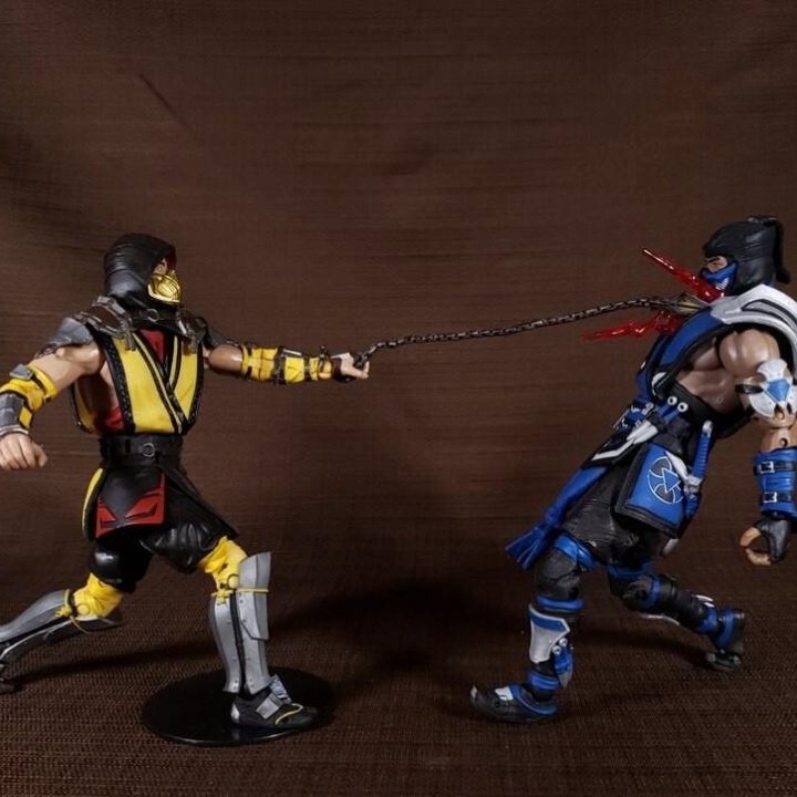 Фигурка Scorpion vs. Sub-Zero Mortal Kombat