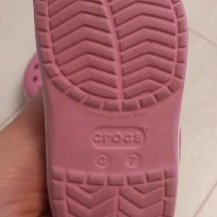 Сабо crocs детские, размер 7