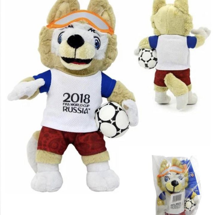 Волк Zabivaka коллекционный оригинал 21 см