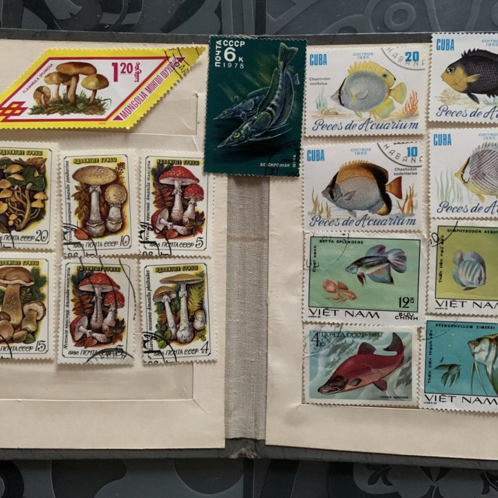 Марки разные рф и ссср