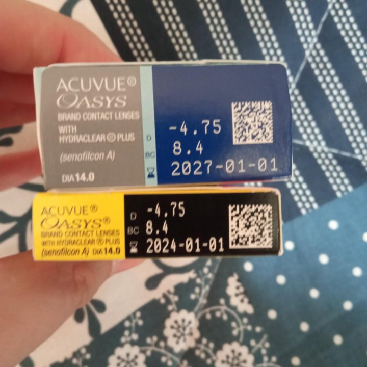 Линзы 4,75 / 8,4