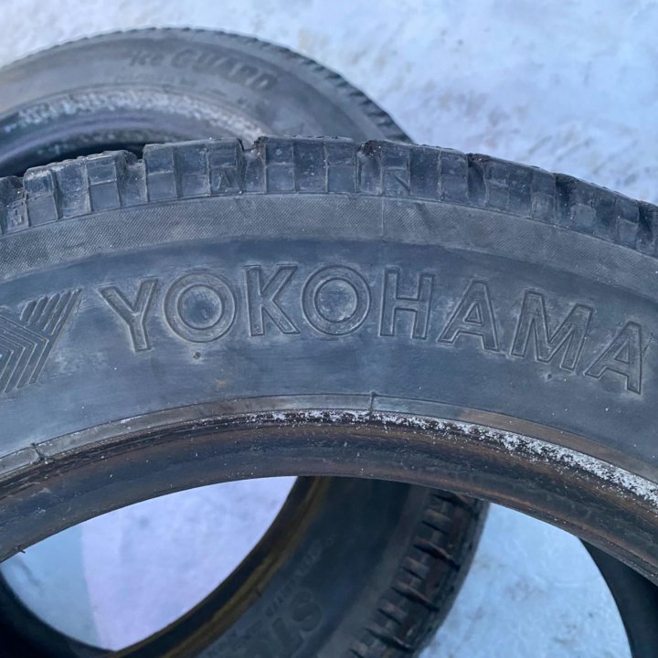 2шт. 205/55/16 YOKOHAMA ЗИМА