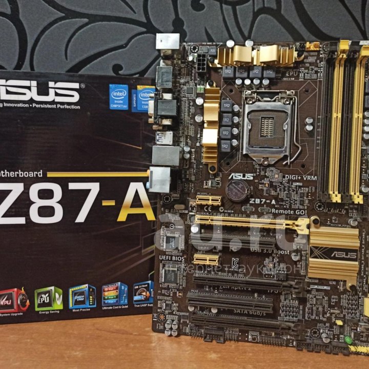 Материнская плата 1150 asus Z87-A + xeon e3 1220