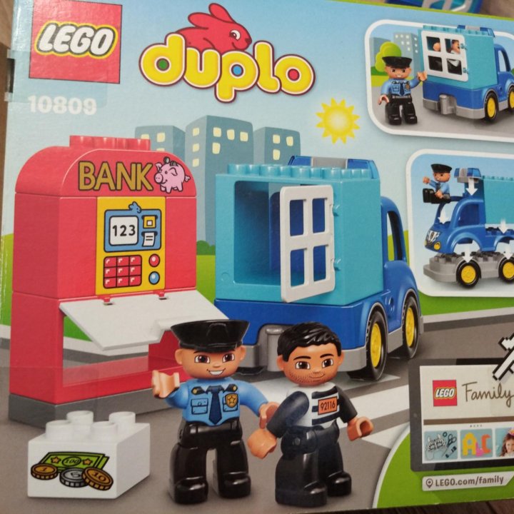 LEGO DUPLO Банк # 10809, на 2-5 лет, 2016 г.