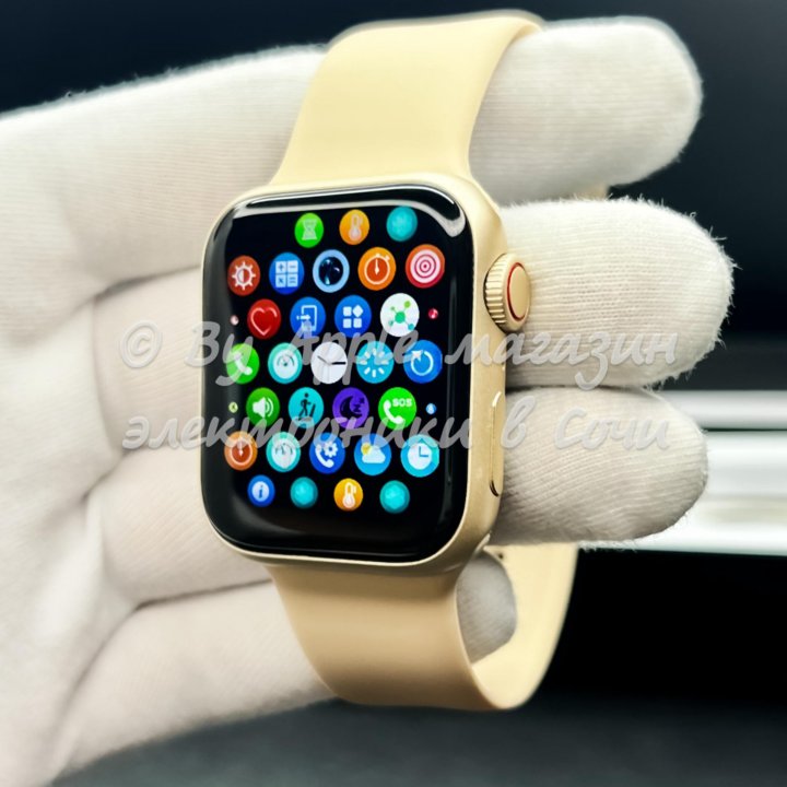 Apple Watch 7 44mm (новые, gold)