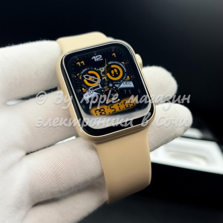 Apple Watch 7 44mm (новые, gold)